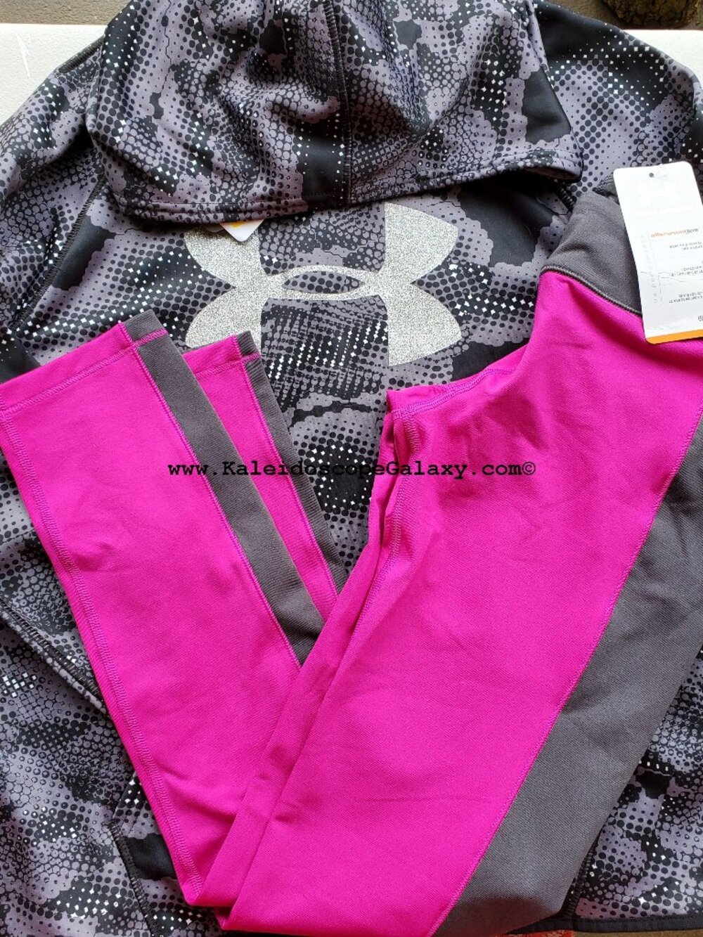 Under Armour Girls Youth Leggings & Hoodie Sweatshirt Winter NEW